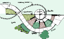 Layout of many paths leading to peace